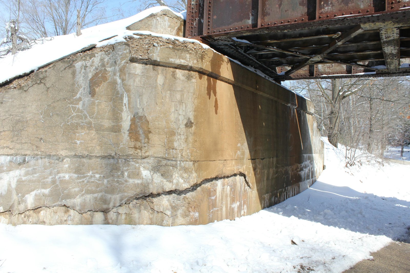 West abutment